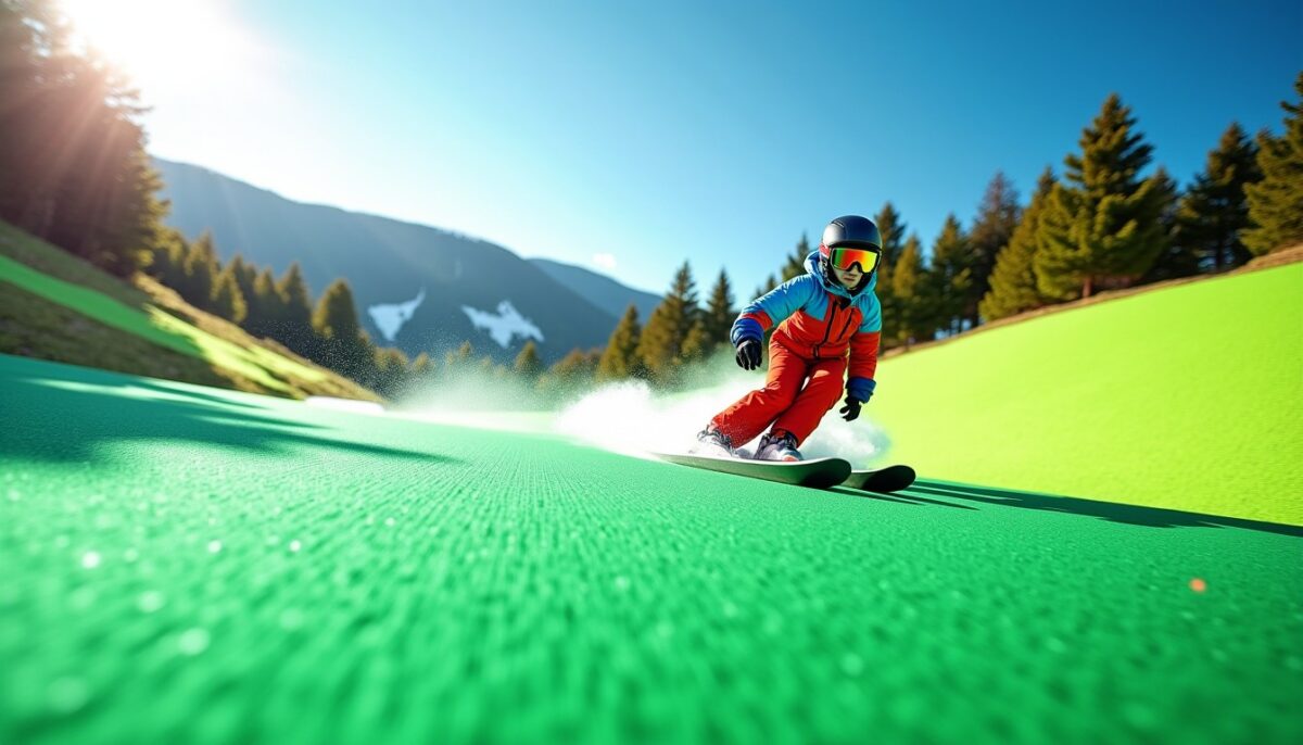 Le « Dry Ski » : Découvrez le ski toute l'année sur pistes synthétiques sans une once de neige Le « Dry Ski » : Découvrez le ski toute l'année sur pistes synthétiques sans une once de neige