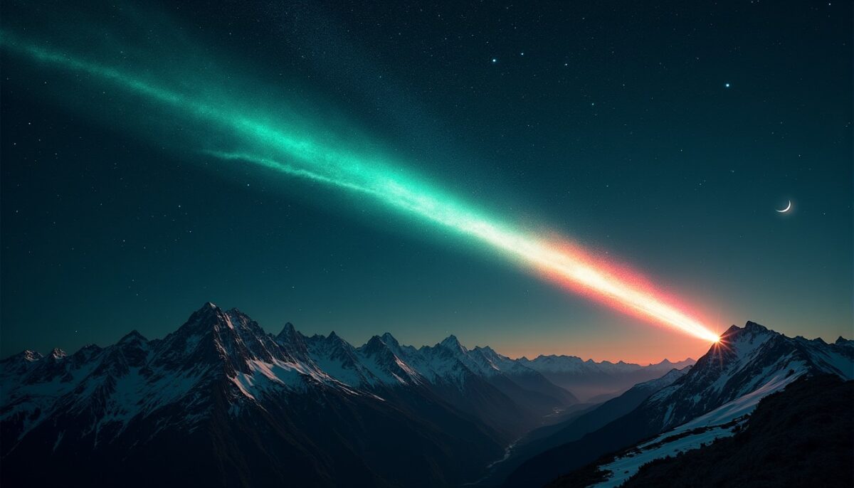 Une étoile filante à grande vitesse : que se cache-t-il derrière ce phénomène dans le ciel ? Une étoile filante à grande vitesse : que se cache-t-il derrière ce phénomène dans le ciel ?