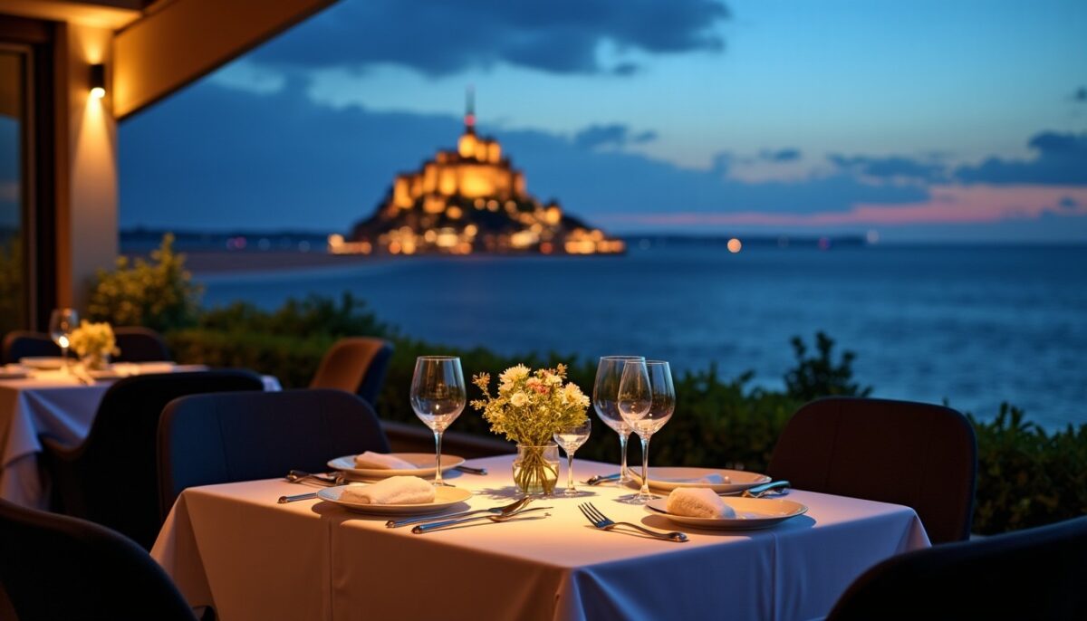 Dîners d'exception face au Mont Saint Michel : les adresses incontournables pour savourer un panorama grandiose Dîners d'exception face au Mont Saint Michel : les adresses incontournables pour savourer un panorama grandiose